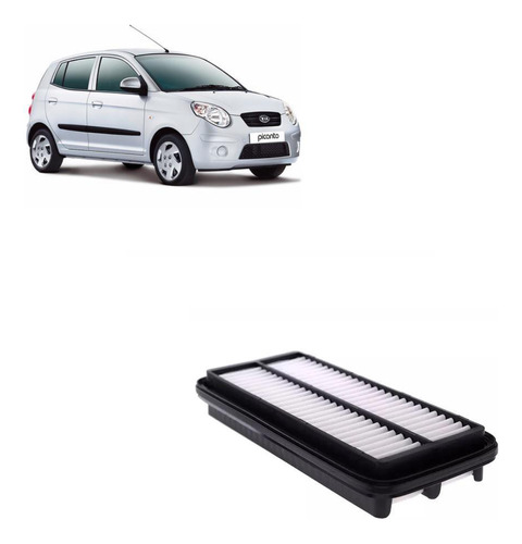 Filtro Ar Kia Picanto 1.0 1.1 12v Gasolina 04 05 06 07 08 09