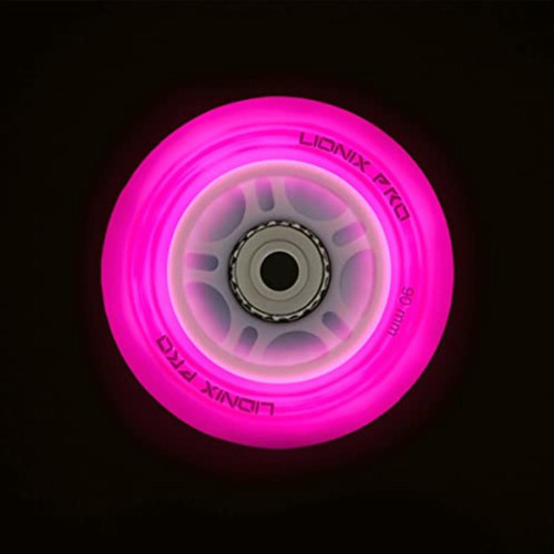 Lionix Pro Set De 4 Ruedas Con Luz Led Para Patines En