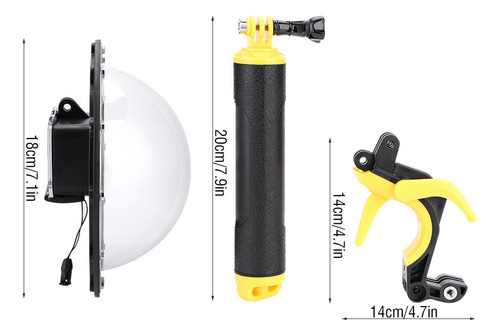 Carcasa Impermeable Profesional Dome Port Case Para 5/6/7