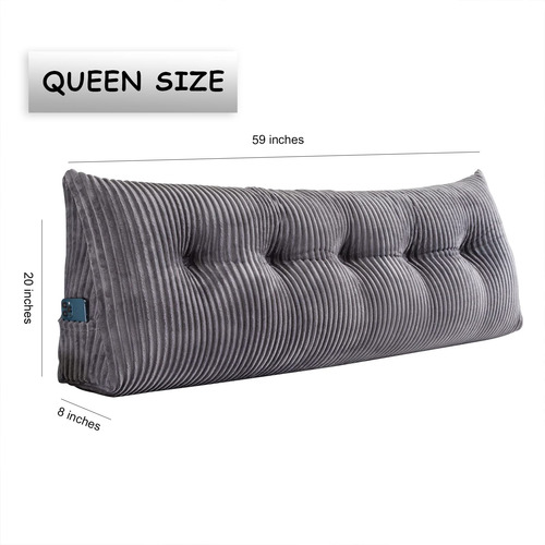 Cabecero Triangular Tamaño Queen Wedge Pillow Activance