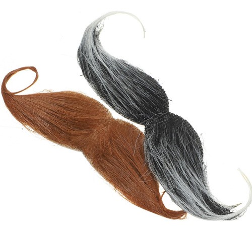 4 X 2 Uds Bigotes Falsos Facial Falso Para Puesta Jugadores