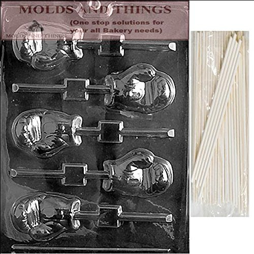 Molde - Bo Glove Lolly Sports Chocolate Candy Mold With Mold