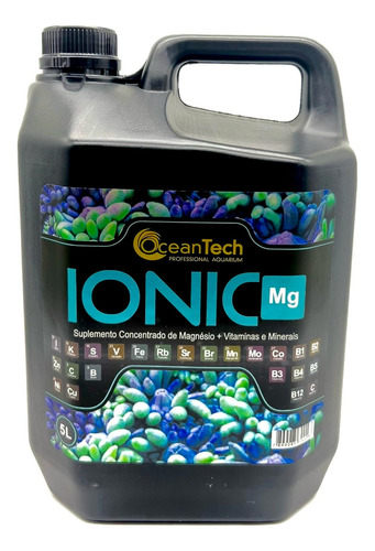 Oceantech Ionic Mg Suplemento De Magnesio P Corais 5 Litros