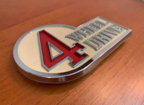 Emblema 4wd Toyota Macho Fj40 Original Años 80-86 Plastico