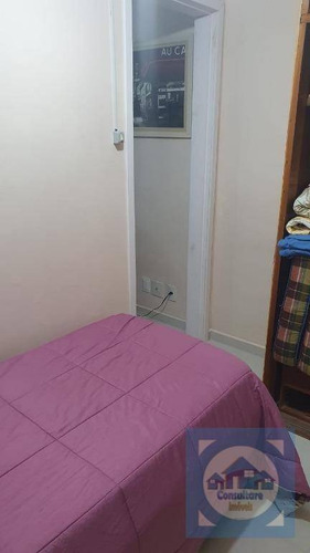 Apartamento Com 1 Dormitório À Venda, 35 M² Por R$ 196.000,00 - José Menino - Santos/sp - Ap5262