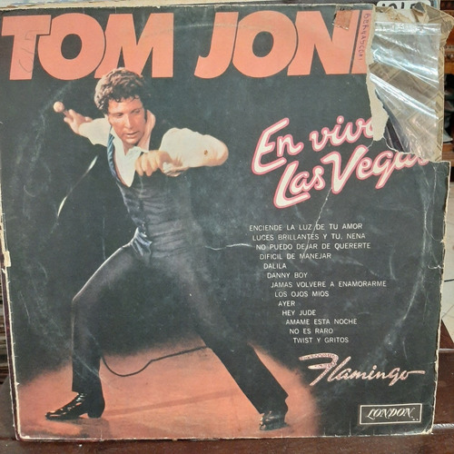 Vinilo Tom Jones En Vivo En Las Vegas Zzz Si3