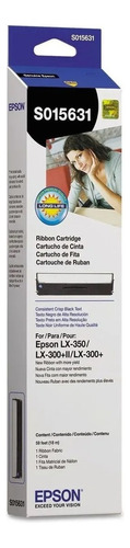 Cinta Negra Epson S015631 Para Impresora Lx350 Lx300 