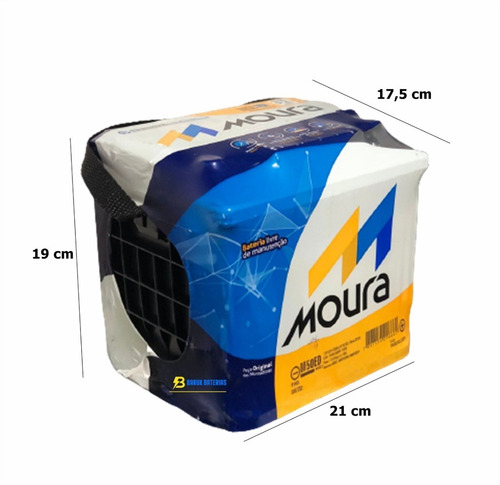 Bateria Moura Onix 1.0 Activ/efectiv/lollapalooza M50ex