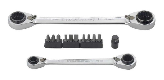12 mm Carolus 1710.0120 Reversible Adjustable Ratchet Wrench