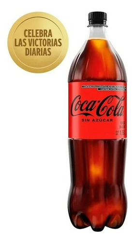 5 Pza Refresco Coca Cola Sin AzĂșcar 1.75 L