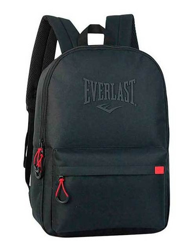 Imagen 1 de 1 de Mochila Everlast 27172 Color Negro Diseño De La Tela Liso