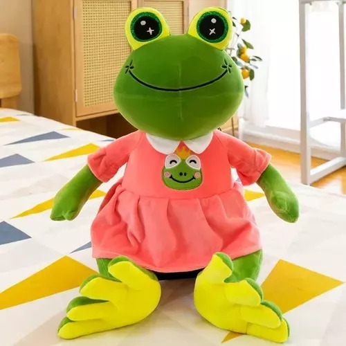 Bonito Muñeco De Peluche Con Forma De Rana De 30 Cm, 2 Unida