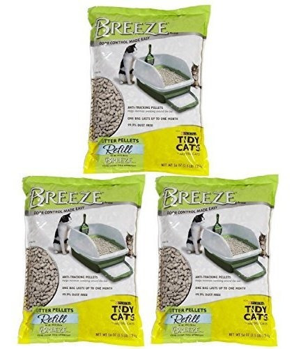 Tidy Cats Pack De 3 Pellets De Basura Breeze Cat - 3.5 Lb.