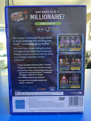 Jogo Who Wants To Be A Millionaire? Ps2 Europeu Semi Novo