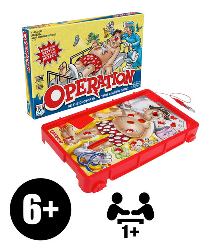 Hasbro Gaming Juego De Operación Clásico
