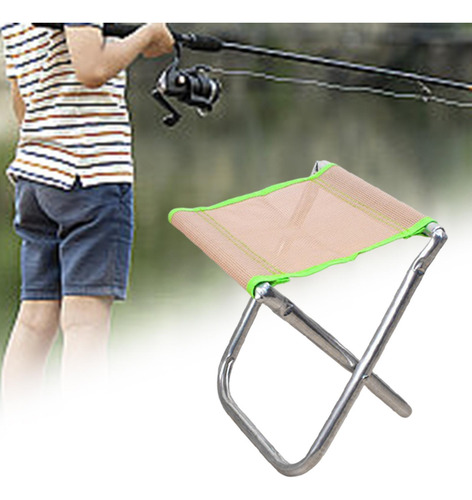 Taburete Plegable Portátil Reclinable, Reposapiés,