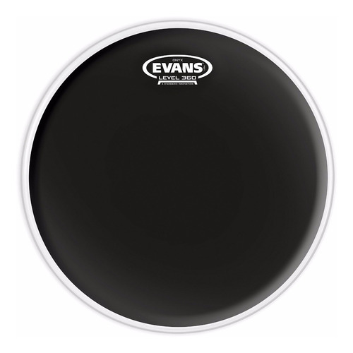 Parche Evans Onyx Arenado Color Negro 14 Para De Bateria