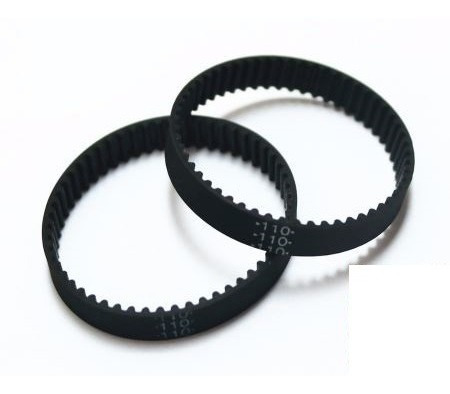 2 Correias Gt2 Fechada 110mm 55 Dentes Largura 6mm Passo 2mm