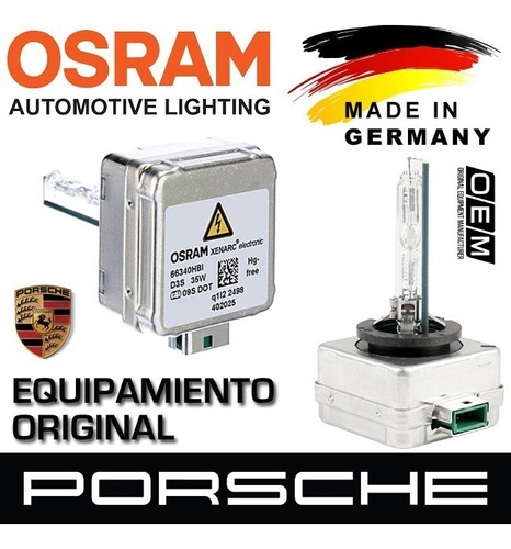 Ampolleta Osram 66340hbi Xenon Alemana Original Porsche