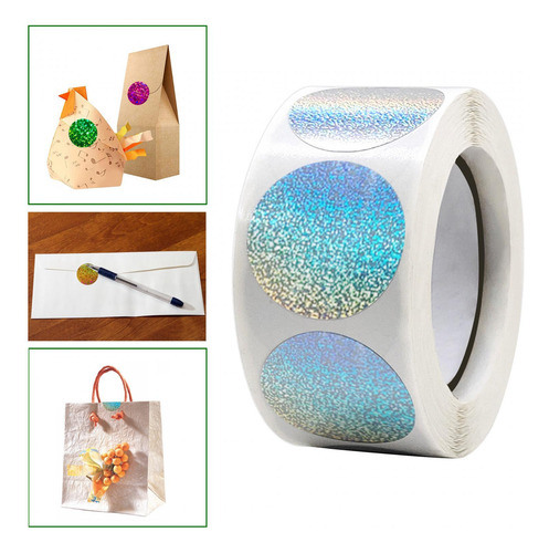 1 Rollo De Pegatinas Decorativas Para Sobres Para Azul Claro