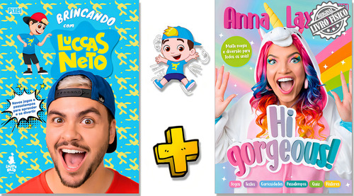 Brincando Com Luccas Neto: Anna Layza, De Neto, Luccas. Série Infantil, Vol. 1. Editora Nova Fronteira Participações S/a, Capa Mole, Edição 1 Em Português, 2019