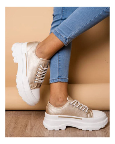 Zapatilla Cali - Nébula - Beige
