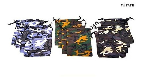 Imagen 1 de 5 de Pack De 24 Bolsos De Camuflaje Dondor Camuflaje