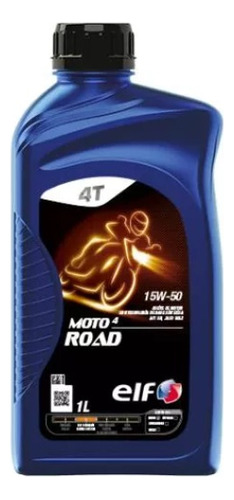 Aceite Elf Moto 4 Road 15w50 Semisintético 1lt Elf 218281