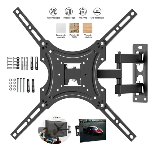 Suporte Universal Tv Articulado Braço P/monit. Parede 14-55