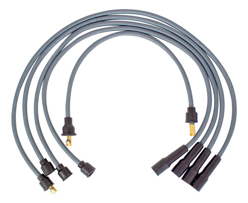 Jgo Cables Bujía Epdm Para Isuzu Pick Up 2.6l 4cil 1994 Negro