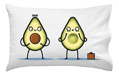 ''aguacate Bebé Frutas Y Semillas Par Humor funda Almohada