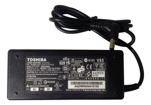 Cargador Original Toshiba 19v 4.74a 90w  5.5*2.5 Sadp-65kba