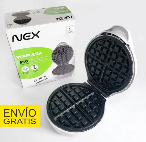 Waflera Maquina Hacer Waffles Wafflera Electrica Nex