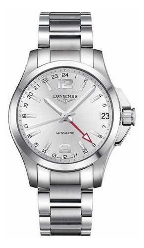 Reloj Longines Conquest Automatic Gmt L36874766 Original