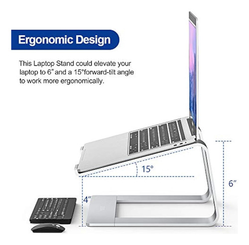 Besign Soporte De Aluminio Para Computadora Portatil Ls03
