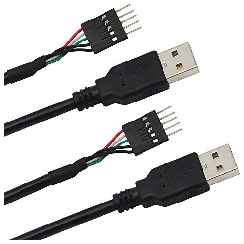 Conector De Placa Base Gintooyun De 5 Pines A Usb A, Dupont