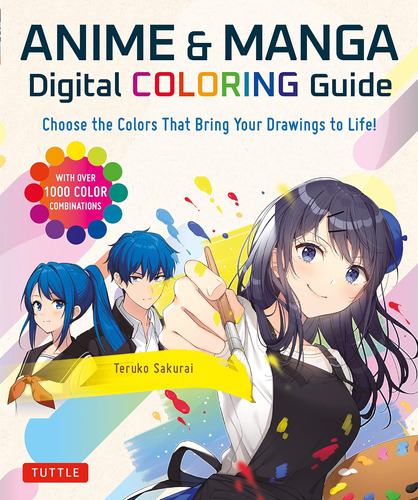 Libro: Anime & Manga Digital Coloring Guide: Choose The Colo