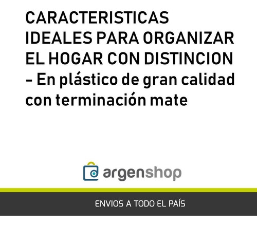 Imagen 5 de 5 de 3 Canastos Plásticos Ratan Grandes C/tapa Colombraro