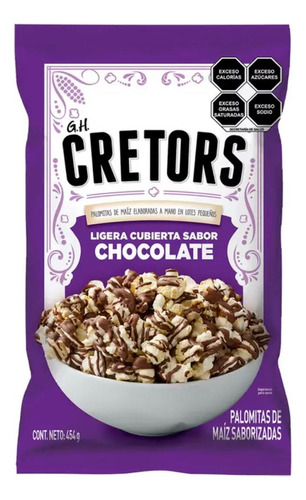 Palomitas Maíz Con Cubierta De Chocolate Cretors 454gr