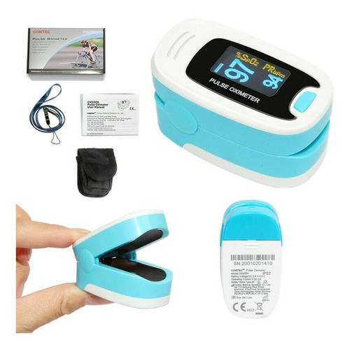 Imagen 3 de 4 de Oximetro Saturometro Contec Alta Precision Uso Medico Anmat