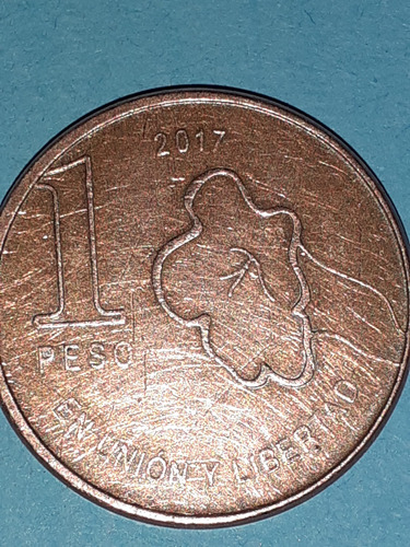 Moneda De 1 Peso Del 2017 - Imantada 