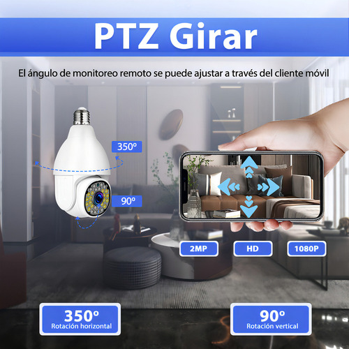 Nnn Cámara De Seguridad Genérica E27 Security Con