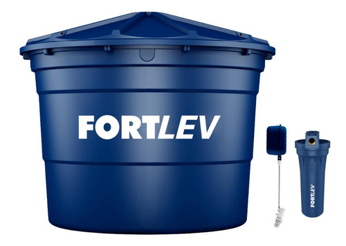 Caixa D'água Fortlev 5.000l Com Válvula Boia E Filtro