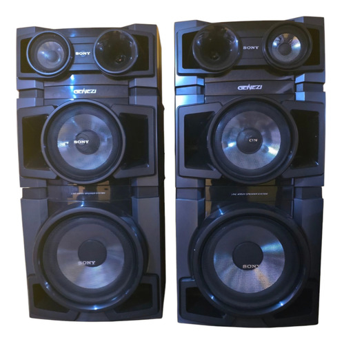 Sistema De Componente Marca Sony Genezi Negro 15100 W