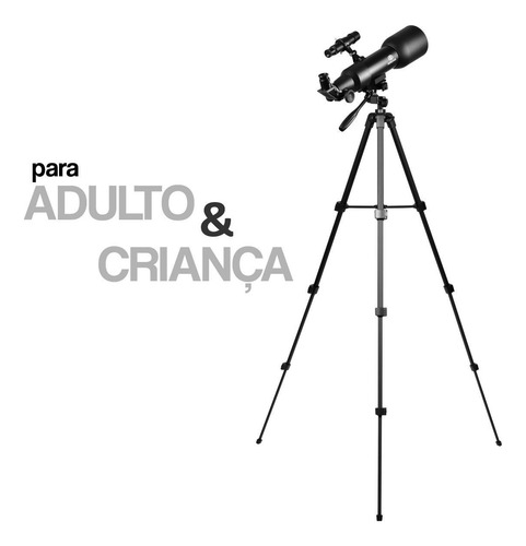 Telescopio Astronomico Greika F36060mm Com Tripé Ajustável