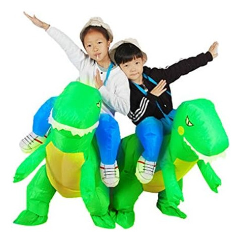 Fan Inflable De Halloween Para Fiesta De Cosplay Con Dinosau