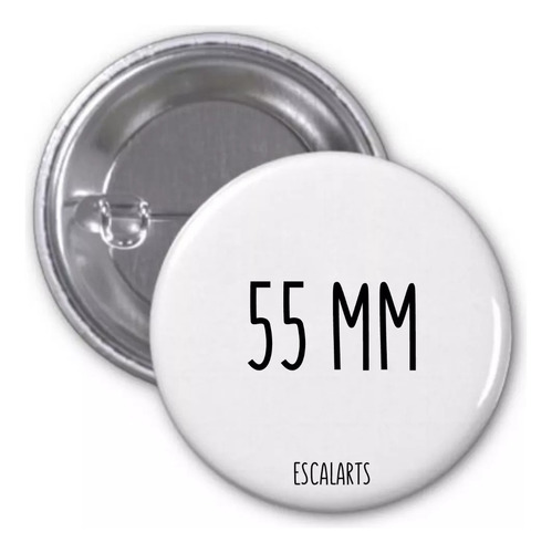 Pins Personalizados De 55 Mm X 250