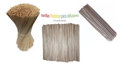 Varillas Palitos Madera Para Difusores X 300