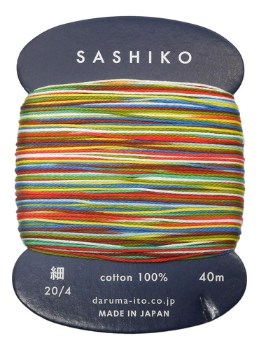 Hilo Sashiko Yokota De Un Solo Color Y Variado (globo D...