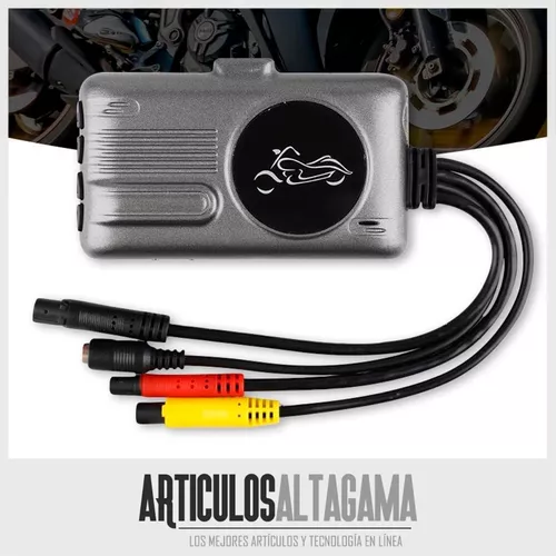 Cámara De Seguridad Para Moto Dvr Pantalla 3 Pulgadas